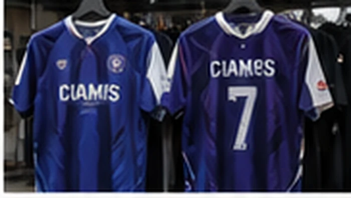 Contoh jersey biru