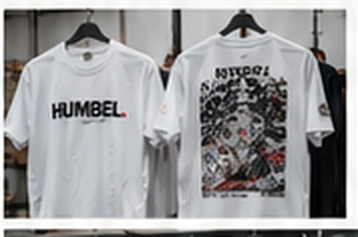 Contoh kaos grafis putih