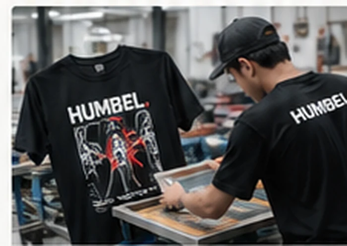 Contoh produksi sablon kaos custom